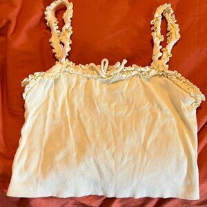 Butter yellow Cream Women's tank Top